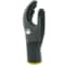 Cestus Nitrile Coated Gloves, Nitrile, Micro-Finish, Palm and Fingers, 4 Abrasion Level, Black, L 1 PR C11-L - alternate 3